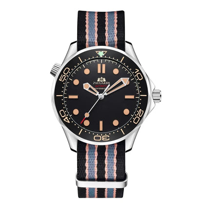 Automatic Watches for Men Mechanical Self Wind Net Stainless Steel Nylon Strap Luxury New Limited Reloj Hombre Baratos