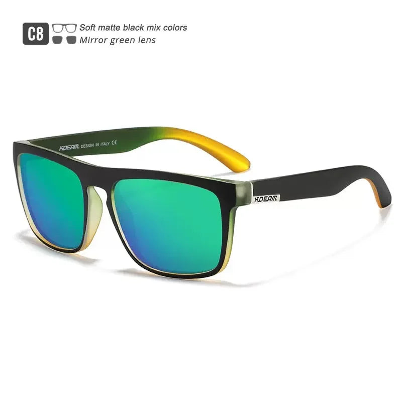 Outdoor Sport Square Myopia Lens Prescription Sunglasses Men Polarized Driving Anti-Glare Myopes Lunettes 0 -0.5 -0.75 Hoz -6.0