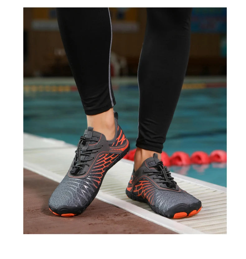 Scarpe da acqua da uomo, scarpe da spiaggia da donna, scarpe aqua da indossare a piedi nudi, scarpe da nuoto ad asciugatura rapida, scarpe da sport per guado, scarpe da canottaggio, pesca e surf