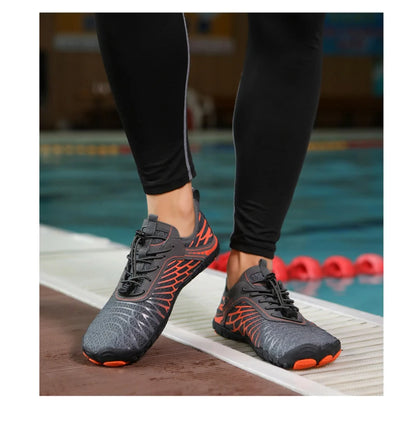 Scarpe da acqua da uomo, scarpe da spiaggia da donna, scarpe aqua da indossare a piedi nudi, scarpe da nuoto ad asciugatura rapida, scarpe da sport per guado, scarpe da canottaggio, pesca e surf