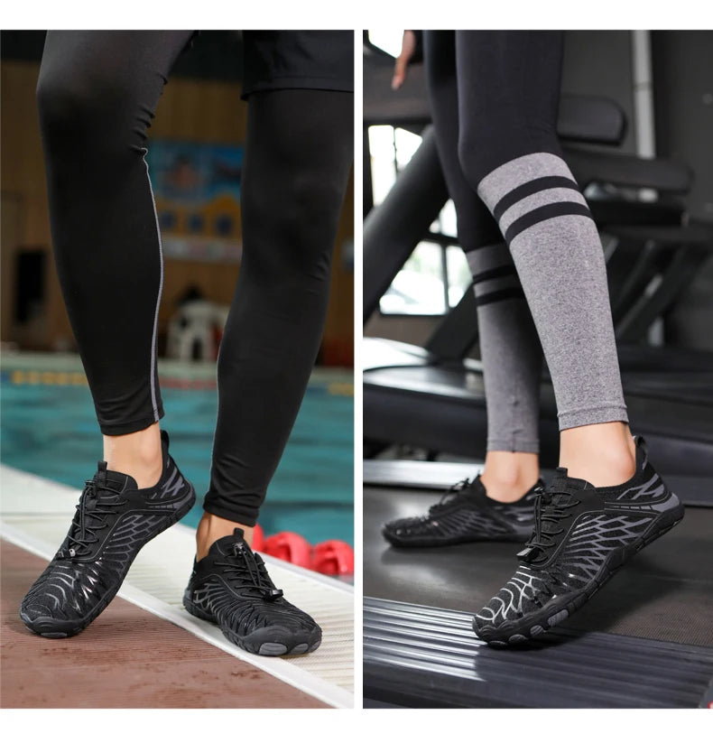 Scarpe da acqua da uomo, scarpe da spiaggia da donna, scarpe aqua da indossare a piedi nudi, scarpe da nuoto ad asciugatura rapida, scarpe da sport per guado, scarpe da canottaggio, pesca e surf