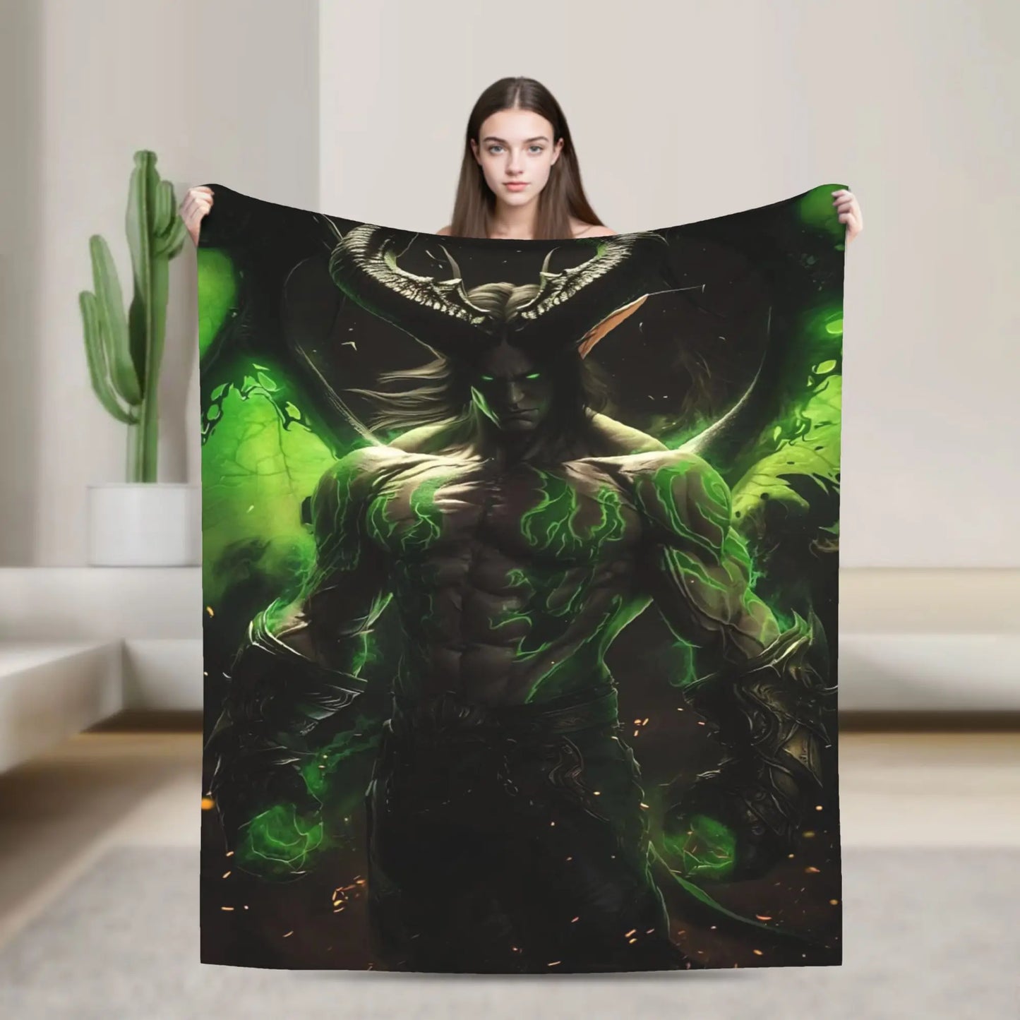 WOW World of Warcraft Flannel Blankets Winter  Soft Warm Throw Blanket for Children Outdoor Novelty Bedspread Sofa Bed Cover