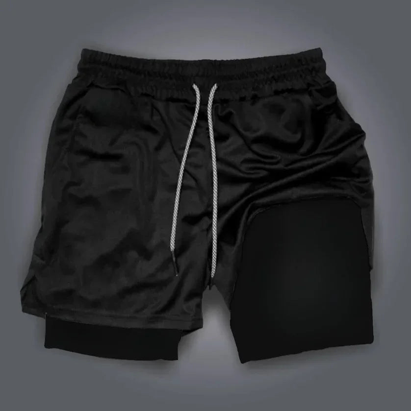 Short double épaisseur imprimé sur le côté « Dragon Ball Anime GOKU », pantalon d'été américain pour homme, style sportif, ample et respirant