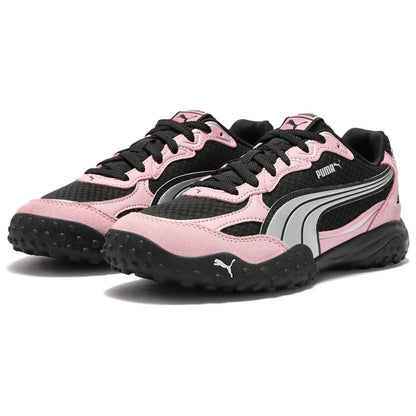 Baskets Puma Rollcat noires et roses 40878405