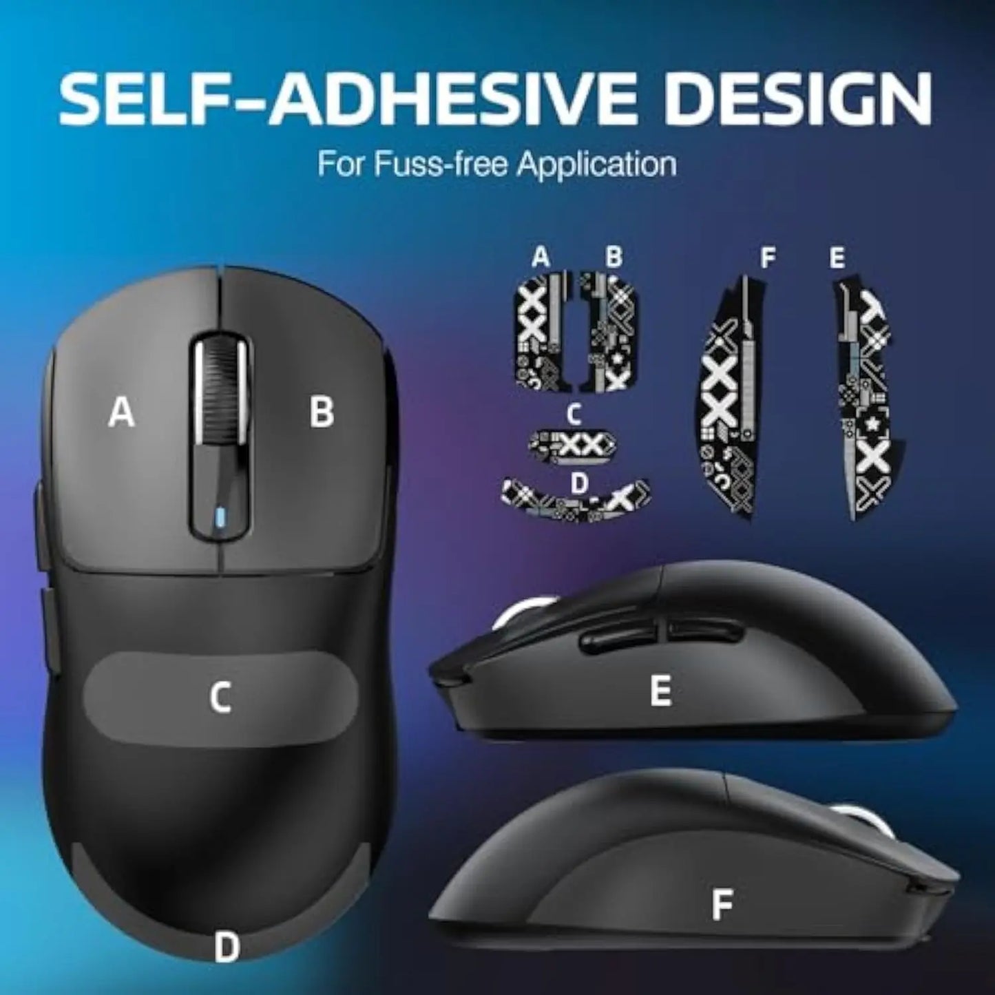 Attack Shark X3Pro vezeték nélküli Bluetooth gamer egér, PixArt PAW3395, 26000dpi optikai egér, hárommódú csatlakozás, makrós gamer egér