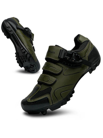 Neutral MTB Cycling Shoes, Compatible With Pelaton Road Cycling Shoes, Men's Cycling Sports Shoes, Reflective Strip Design