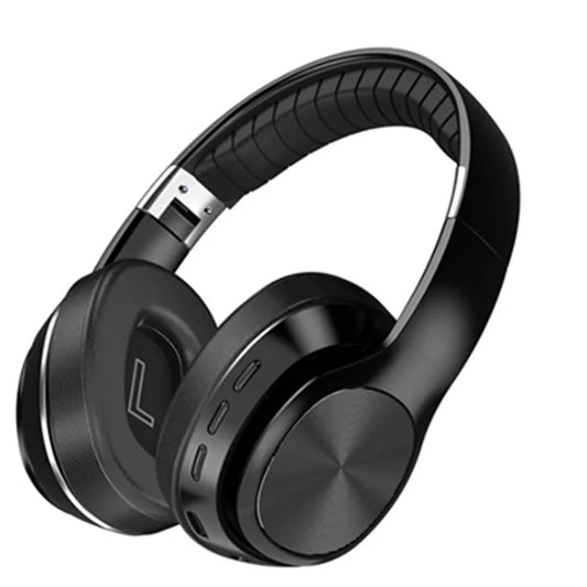 Casque VJ320 Bluetooth 5.0, écouteurs sans fil, stéréo 40 mm, pliable, autonomie 12h, carte TF, AUX pour musique, appels, voyages