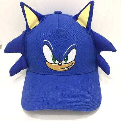 Șapcă de baseball 3D „Shadow the Hedgehog” pentru adulți și copii, cu imprimeu Sonic, Amy, Tails și Knuckles, cu margine plată și limba de rață, cadou