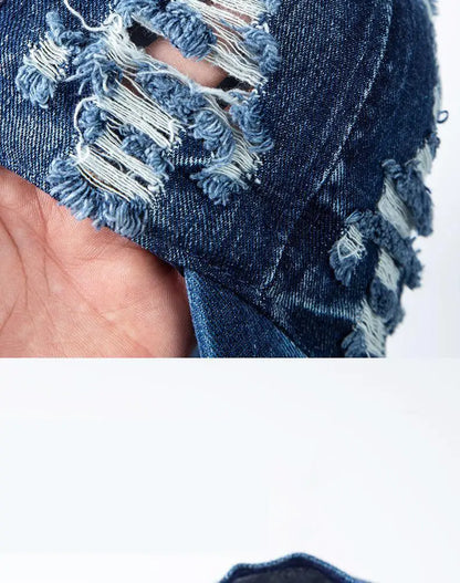 Gorra de béisbol de denim lavado para mujer y hombre, con visera, transpirable, para primavera y verano, gorra vintage con cierre a presión para mujer