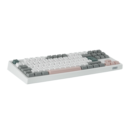 Teclado mecánico EPOMAKER TH87 con distribución ISO-UK TKL, con cable/BT/inalámbrico 2.4Ghz, NKRO, batería de 10000mAh y luz RGB