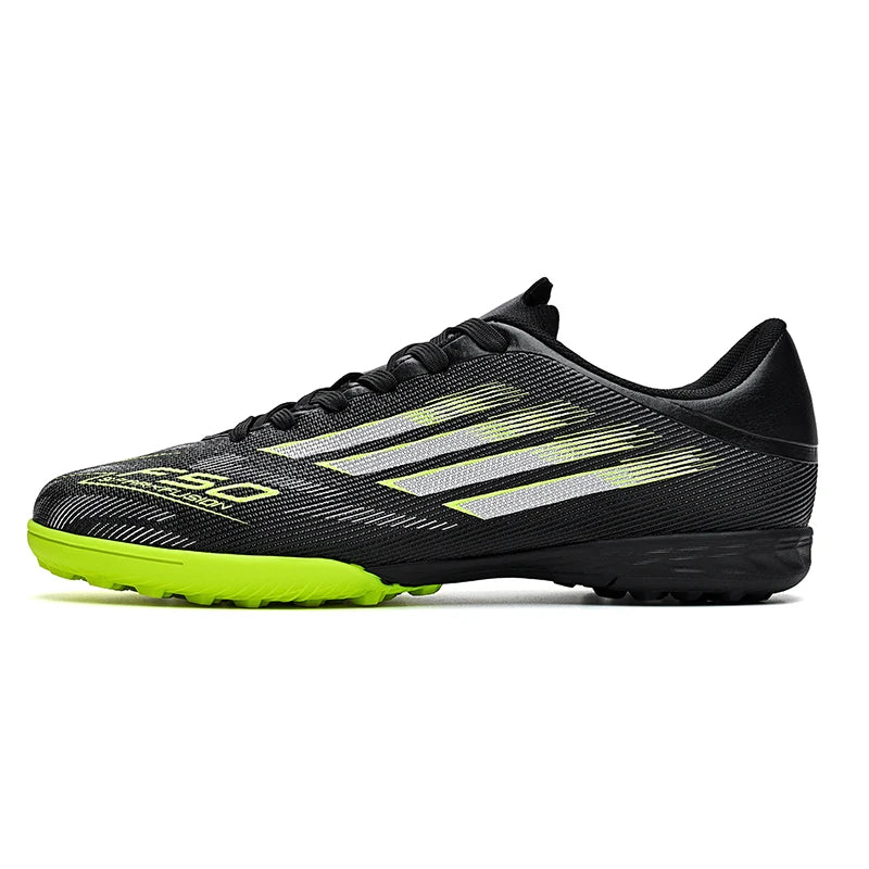 Chaussures de football pour hommes, crampons de football pas chers, chaussures de terrain AG/TF antidérapantes, chaussures de football d'entraînement en plein air pour débutants.