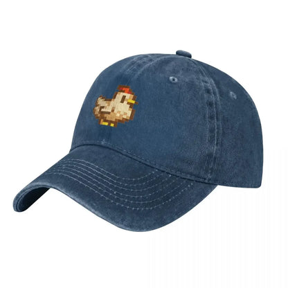 Stardew Valley Kippen Baseballpet derbyhoed luxe petten grappige hoed verjaardag Herenpetten Damespetten