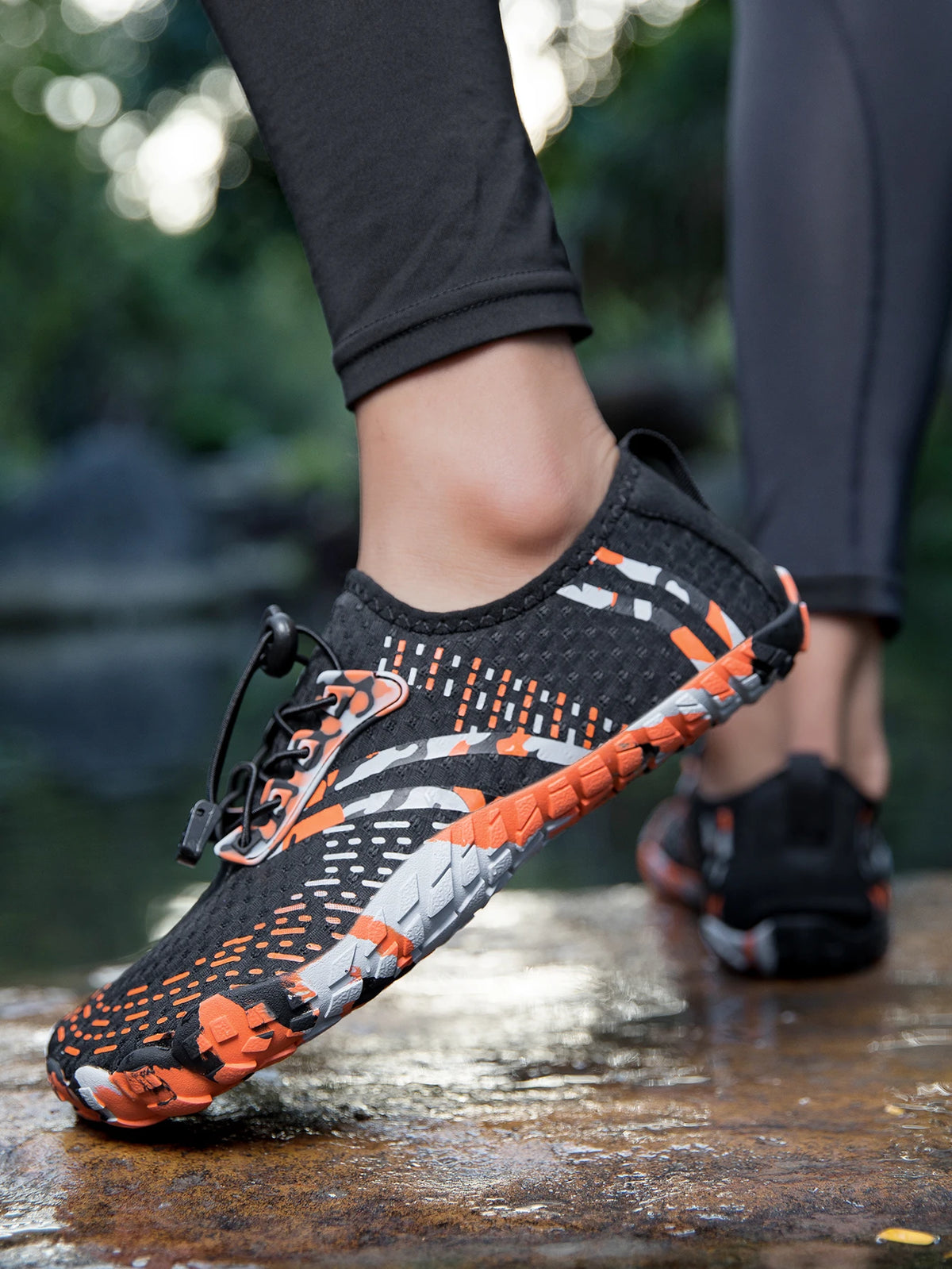 Oiaano New Camo Uomo Donna Scarpe da spiaggia ad asciugatura rapida Stivaletti da acqua a piedi nudi Sneaker acquatiche da uomo Sportive da passeggio