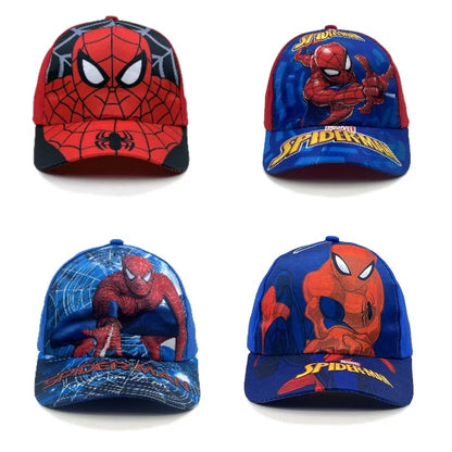 Marvel Spider-Man anime figura, bejzbol kapa, dječja crtana kapa s vrhom, pamuk-poliester pokrivalo za glavu, zaštićeno od sunca za sve četiri godišnja doba, pokloni