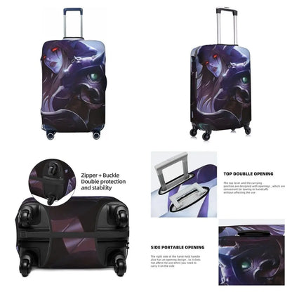 World Of Warcraft Sylvanas Windrunner Suitcase Cover Elastic Business Protector Luggage Supplies Vacation