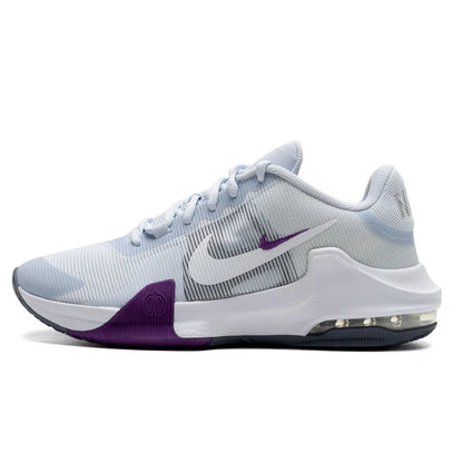 „Nike Air Max Impact 4“ žemi krepšinio bateliai: kasdieniai, universalūs, neslystantys, patvarūs, su amortizacija DM1124-402