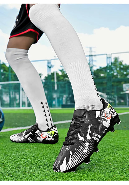 Chaussures de football pour hommes Association Quick Five Up, crampons antidérapants professionnels, ultra-légères, pour entraînement sur gazon