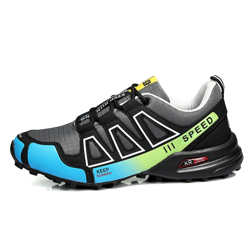 Men Cycling Shoes Outdoor Mountain Cross-Country Cycling Shoes Men Non-Slip Wear-Resistant Cycling Training Shoes Hiking Shoes