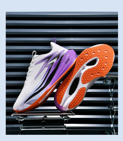 Running Shoes Speciality Marathon Men Sports Breathable Lightweight Carbon Board Women's Comfortable Athletic Nonskid Sneakers
