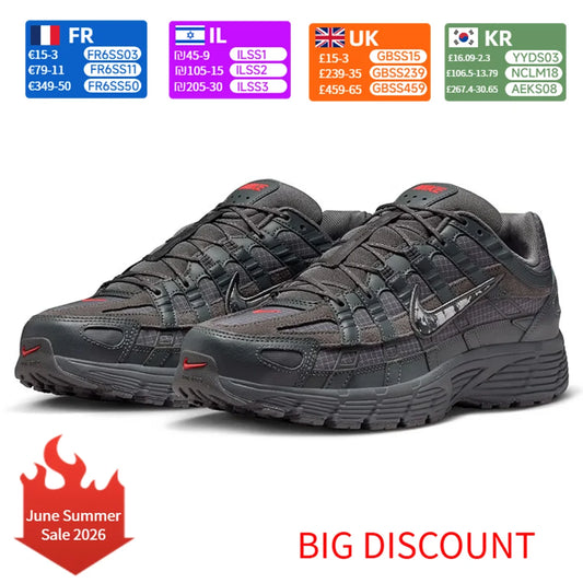 Nike P-6000 Men's Running Shoes Retro Style Premium Cushioning Lightweight Comfort for Everyday Wear IM6767-068