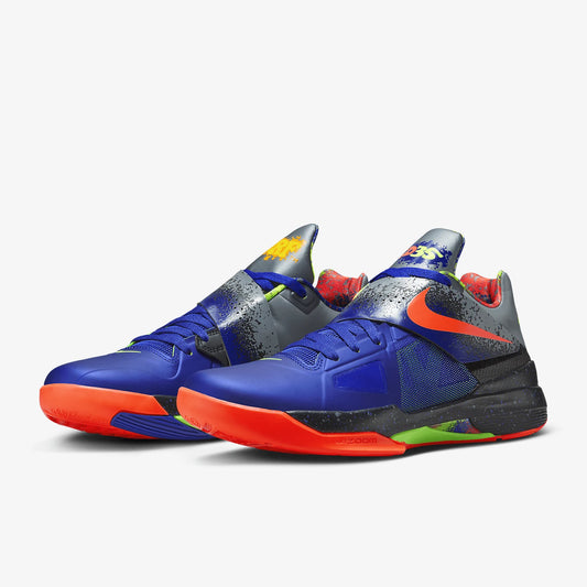 Nike genuine KD 4 NERF Herren-Basketballschuhe Low Cut, stoßdämpfend und praktisch, FQ8180-400