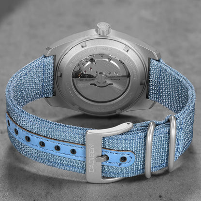 CADISEN TI-7 Autodyne Men’s Automatic Watch  Titanium Case, Miyota 8215, Sapphire Crystal & 100M Waterproof