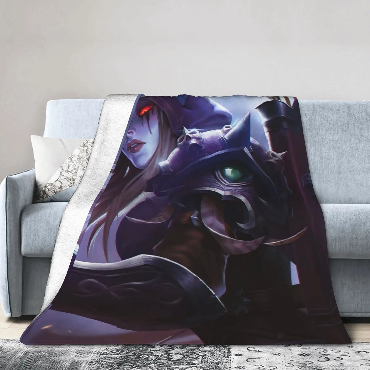 Topla deka Students Travel World of Warcraft Sylvanas Windrunner deka za prekrivanje flanelski prekrivač za uređenje doma prekrivač za krevet