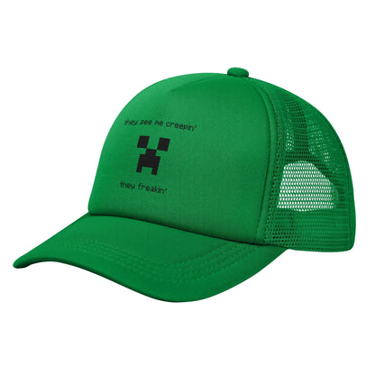 Șepci pentru adulți Creepin Creepers, șepci de camionagiu, șepci de baseball din plasă, șepci snapback, pălării de soare, șepci de soare reglabile, șepci de vară