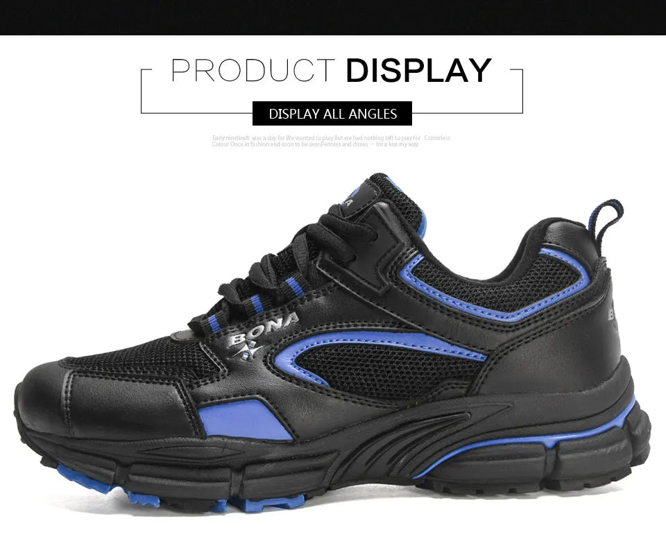 BONA new designers running shoes breathable outdoor sports shoes women lightweight sneakers ladies comfort athletic shoes