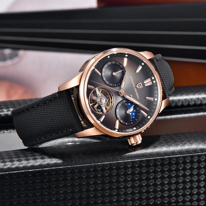 Pagani Design men’s watch, new model, luxury automatic mechanical watch, 41 mm, stainless steel, water-resistant to 10 bar, ‘racer’ style