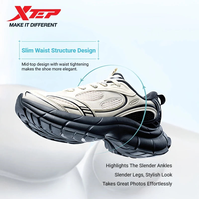 Xtep Basque 3.0 Height-Increasing 2026 For Men Fashion Stable Support Anti-Slip Lightweight Breathable Mesh 874119320038