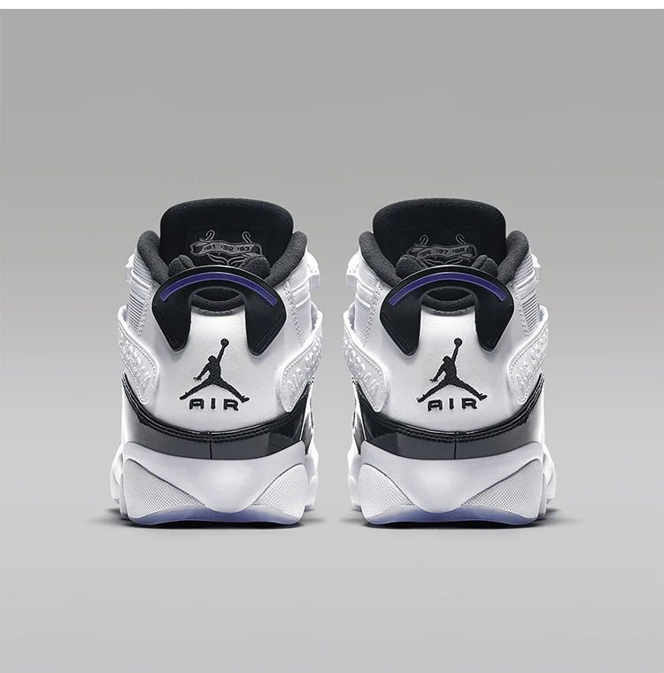 Nike Ufficiali Autentiche JORDAN 6 RINGS Scarpe da basket sportive da uomo con ammortizzazione 322992-104