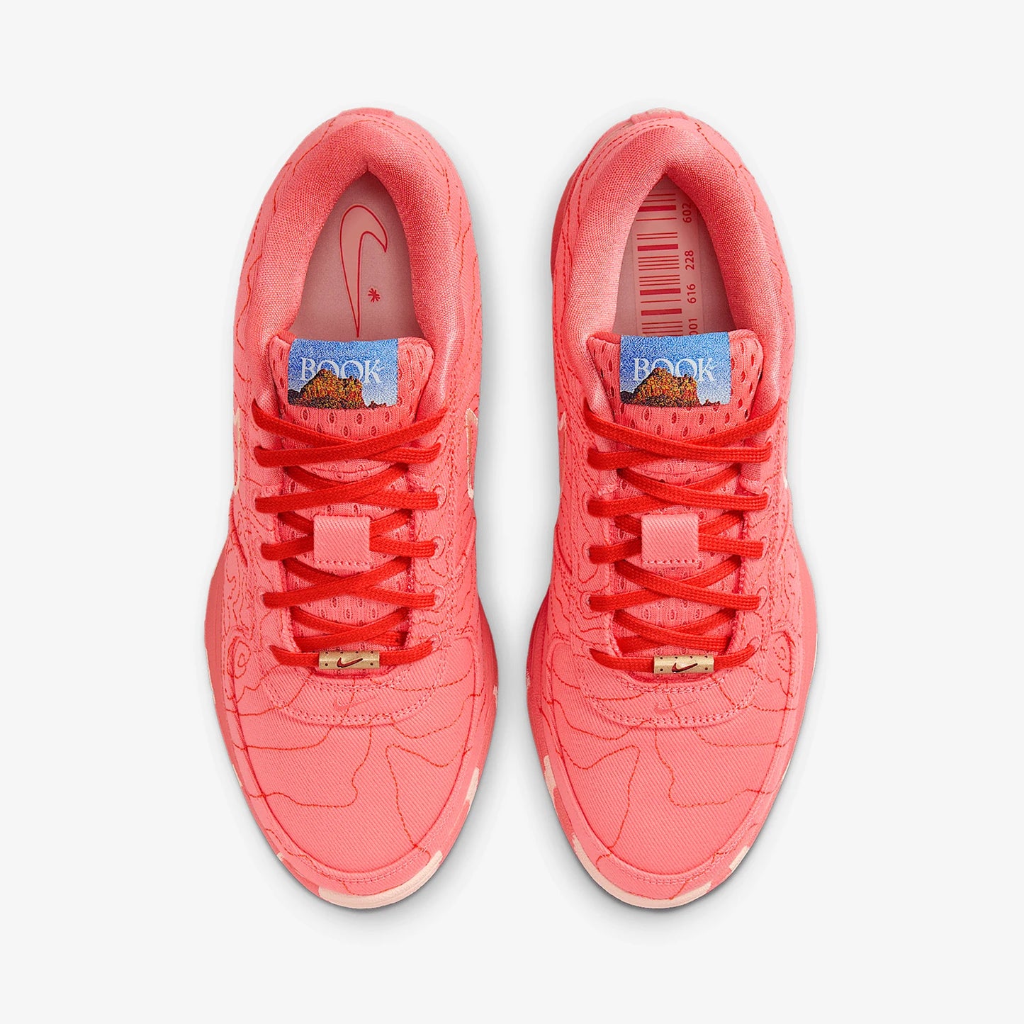 Nike Official Authentic BOOK 1 skridsikre, slidstærke performance-basketballsko til mænd IB8053-800