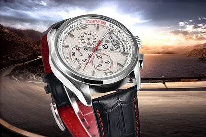 Cronógrafo PAGANI DESIGN para hombre, reloj de cuarzo multifunción de piloto militar, reloj masculino