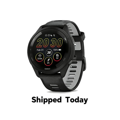 Garmin Forerunner 265 Basic Style Smart Sports Watch, 1.3 Inch Amoled Screen, Activity Monitor