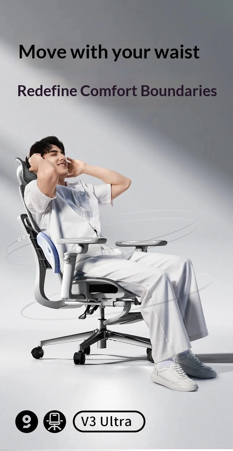 Silla de oficina de malla ergonómica ejecutiva para ordenador y gaming, mueble moderno giratorio con ruedas ajustable, silla gaming ergonómica