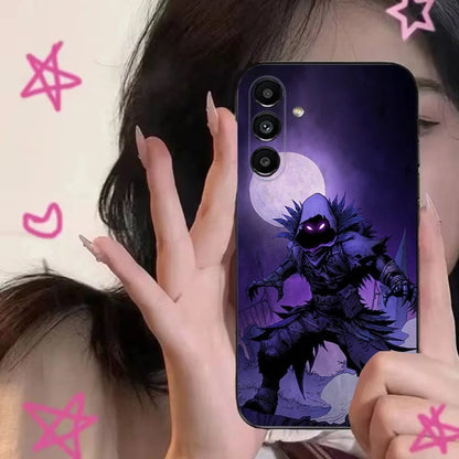 R-Royales F-Fortnites Handyhülle für Samsung S24,S21,S22,S23,S30,Ultra,S20,Plus,Fe,Lite,Note,10,9,5G, Schwarz, Soft Cover