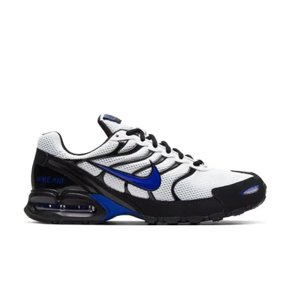 Pánské nízké tréninkové běžecké boty Nike Air Max Torch 4 – černá/bílá/modrá, prodyšný střih, celodenní pohodlí CW7026-100