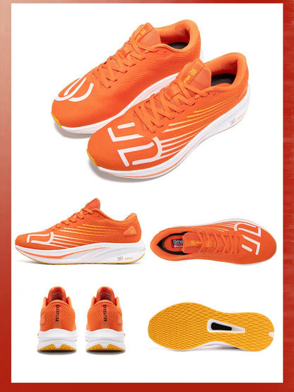 Baasploa Scarpe da running professionali da uomo, leggere e traspiranti, scarpe sportive da jogging da donna con piastra in carbonio, sneakers antiscivolo