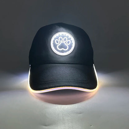 Madinga šviečianti beisbolo kepuraitė su LED apšvietimu, hiphopo stiliaus kepurė barui ir klubui, fluorescencinė kepurė vyrams ir moterims, DJ šokių reikmenys ir kostiumo aksesuaras