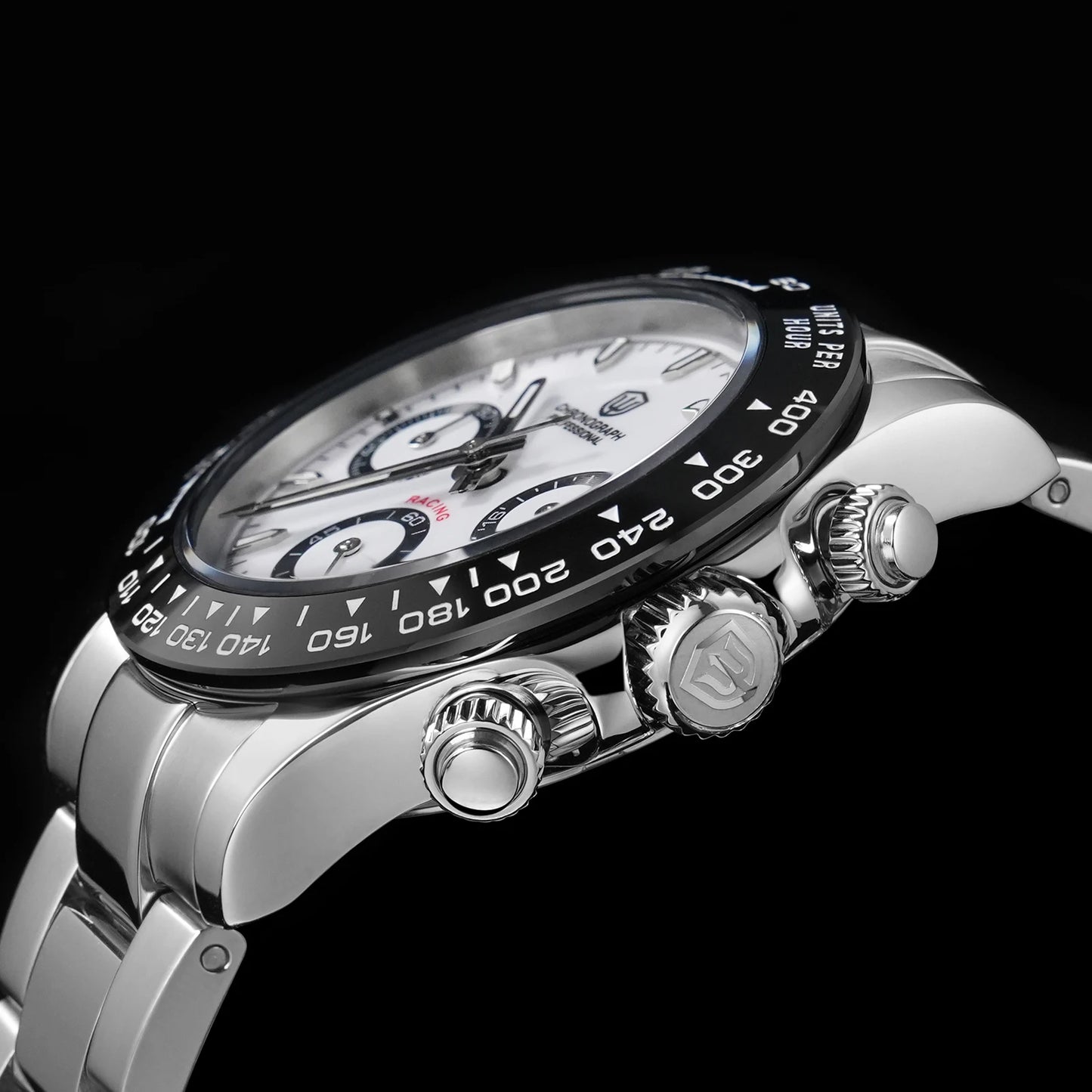 Watchdives WD16500 V2 Quartz Watch VK63 Sweep Sports Chronograph Watches Sapphire AR Coating BGW9 Luminous Waterproof Watches