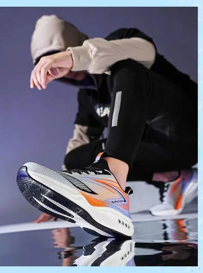 Men's breathable running shoes summer hot sale of the season, casual sporty fish thread soft bottom thick heel cross-border style