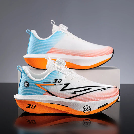 2026 Running Shoes Carbon Board Marathon Men Sports Breathable Lightweight Women's Comfy Athletic Antiskid Sneakers Casual New
