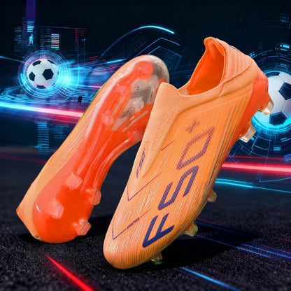 Nouvelles chaussures de football pour hommes, chaussures de futsal d'intérieur antidérapantes, crampons de match de haute qualité, chaussures de football, baskets, chaussures montantes pour terrain gazonné et extérieur