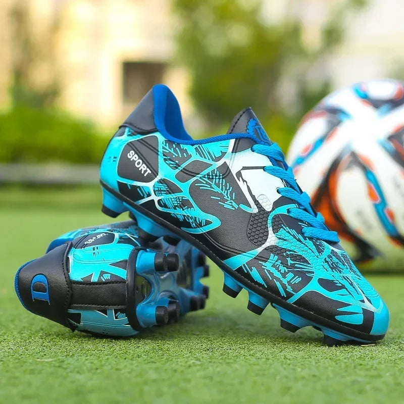 New Men's Kids Soccer Shoes Non-Slip Grass Football Boots Boys Cleats Adult Professional Ultralight Training Shoes Drop Shipping