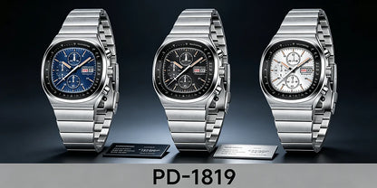 PAGANI DESIGN Új PD1819 férfi kvarc karóra, 40 mm, zafírüveg, rozsdamentes acél, vízálló, világító C3 kronográf reloj hombre
