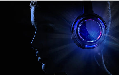 Silent Disco Wireless Headphones with LED Rechargeable Battery RF System for Silent Parties,Clubs,Meeting,Concert