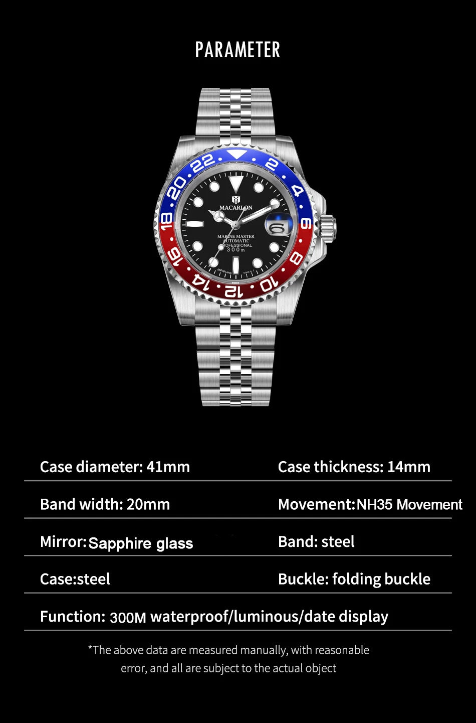 2026 NEW MACARLON Design 41MM Luxury Machinery watch Men sapphire glass Stainless Steel Waterproof Automatic Mechanical Watch