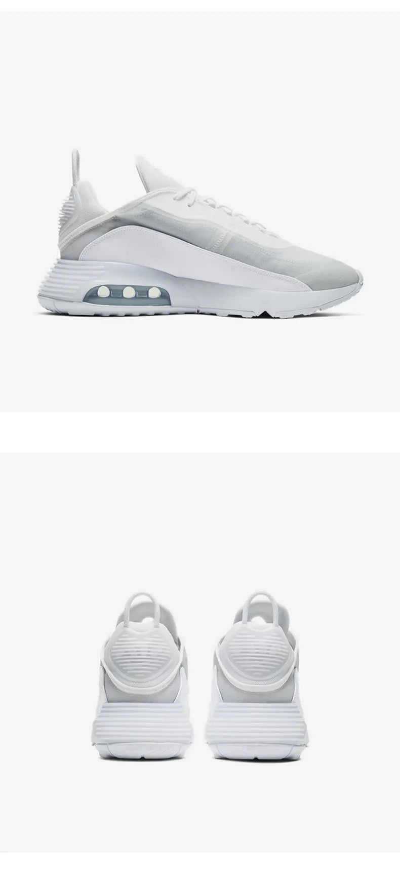 Nike Genuine Air Max muške tenisice za trčanje s zračnim jastukom BV9977-100