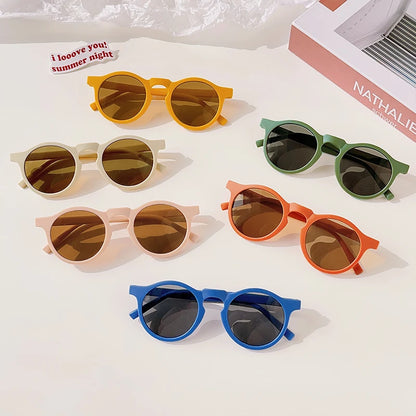2026 Kids Personality Classic Outdoor Sun Protection Sunglasses Boys Girls Colors Protect Eyes Baby UV400 Sunglasses Children